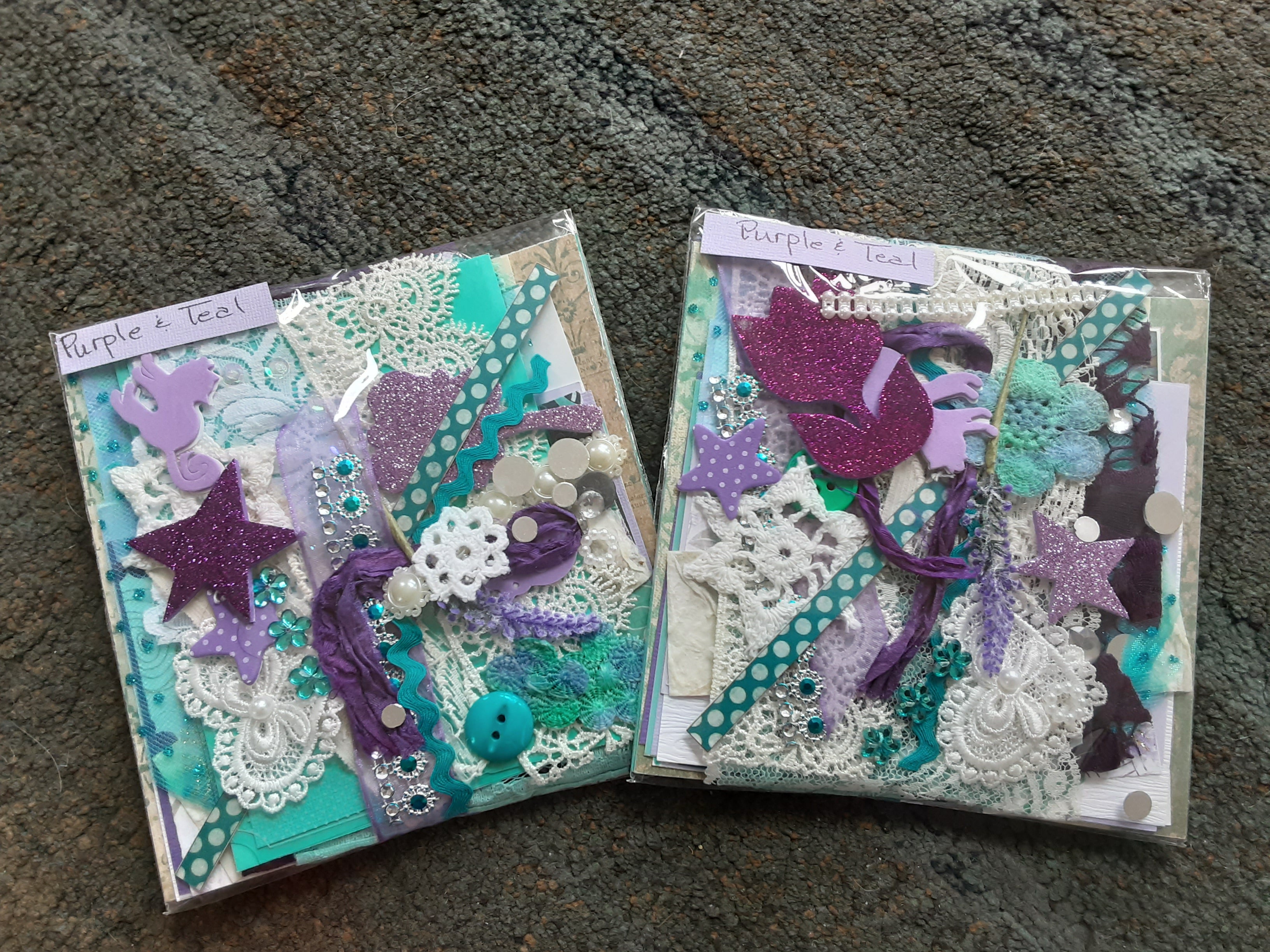 "Baubles and Bits" Kits--Purple and Teal