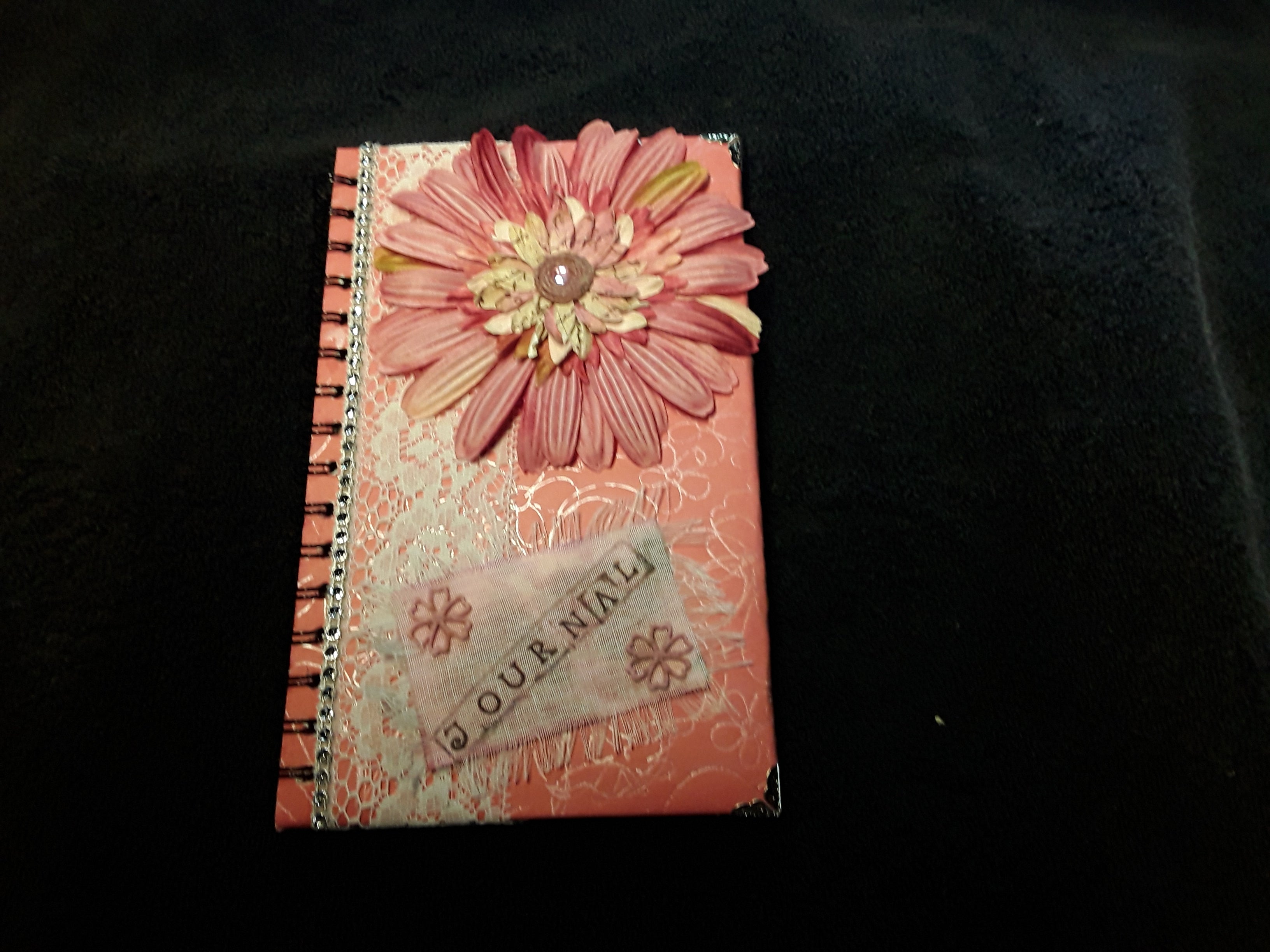 Pretty in Pink Spiral Journal