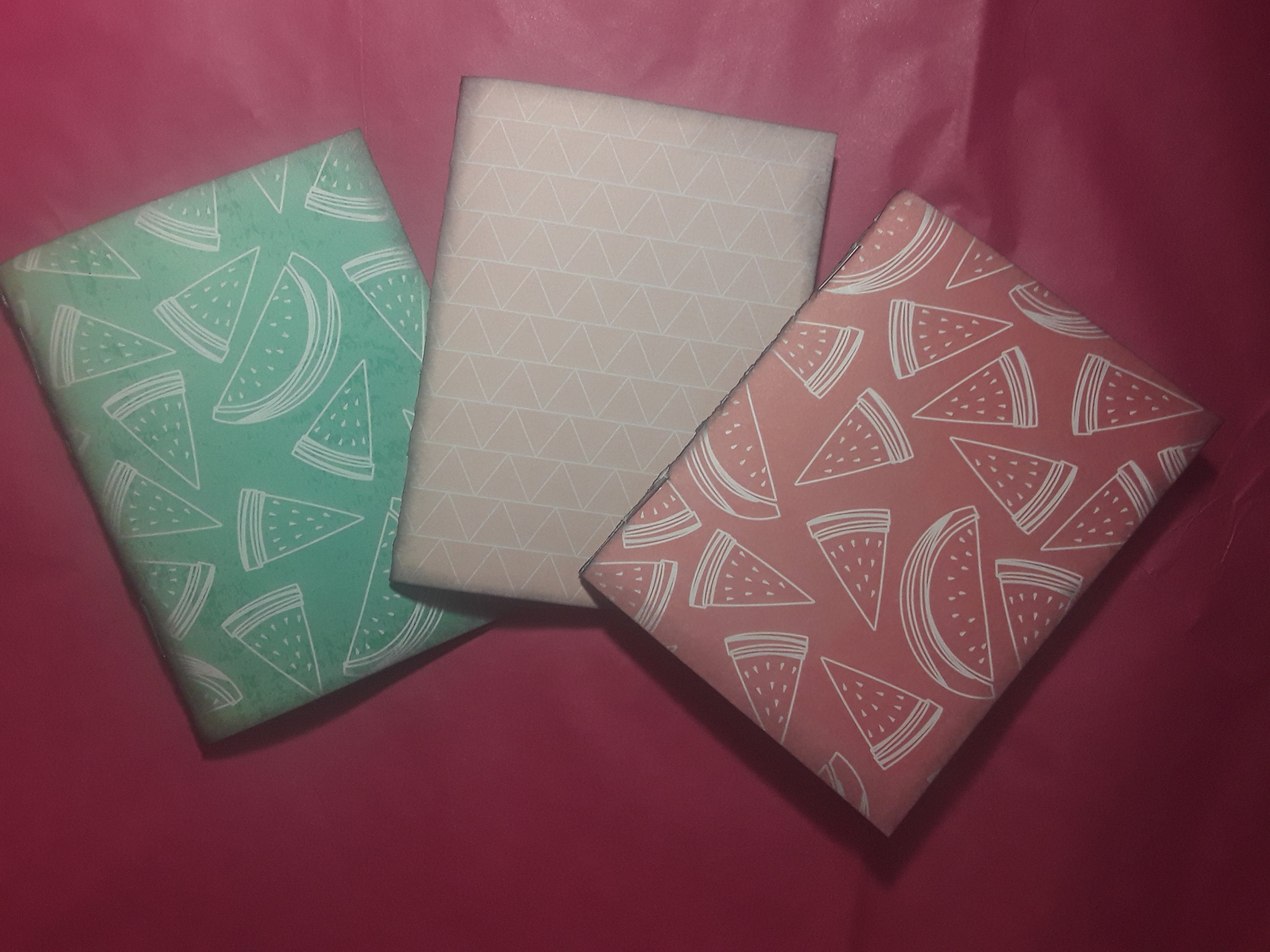Three Medium Sized Notebooks