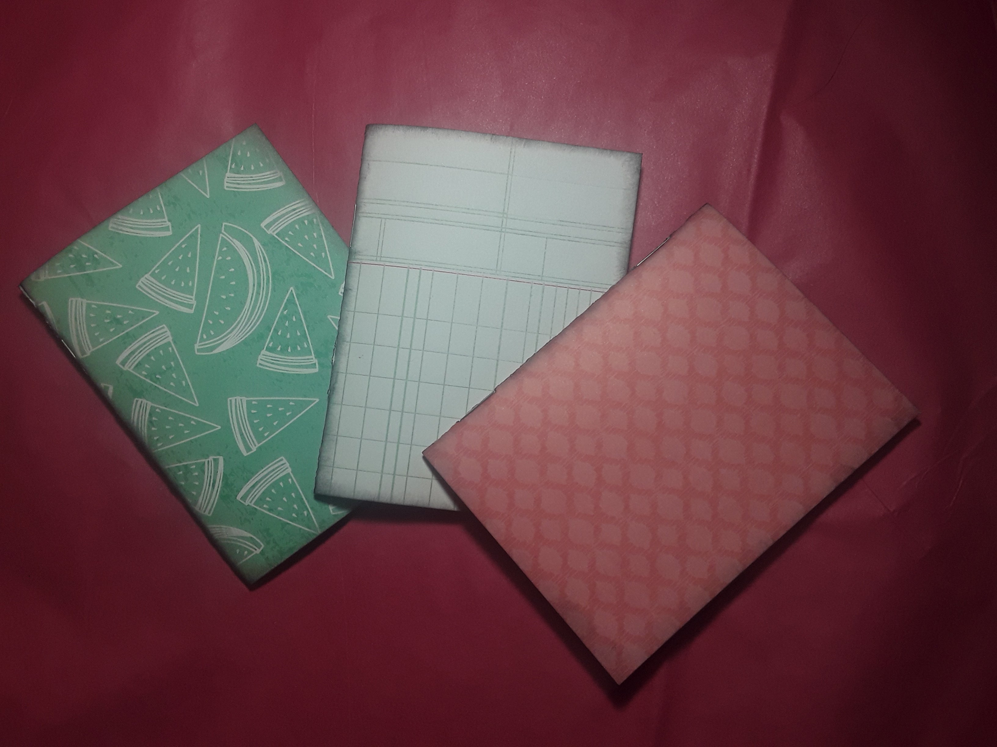 Three Medium Sized Notebooks