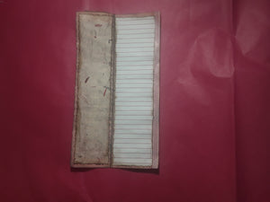 Book Page Stacked Pocket-Pink with Pink and White Washi Tape