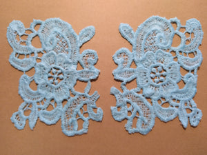 2-Piece Lace Applique in Teal-8