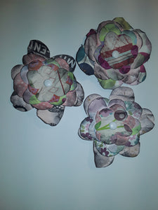 Hand-Cut Paper Flowers in Pink